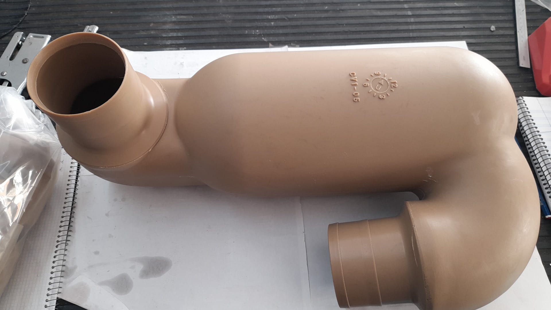 Vetus muffler 90mm lsg90