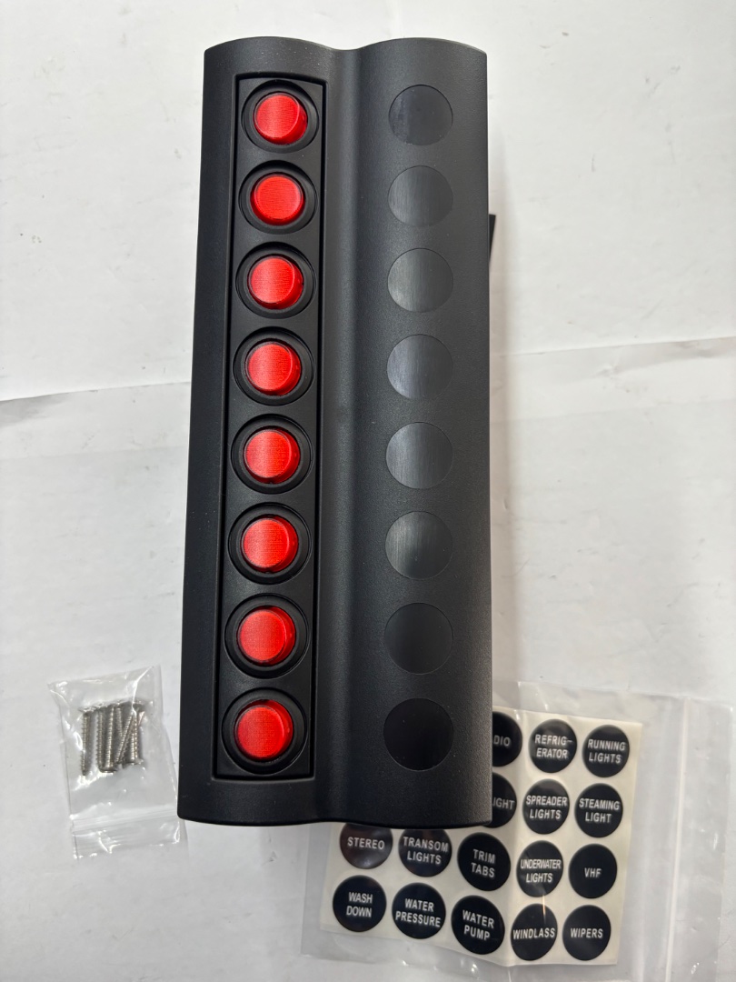 8 way panel 235x90mm