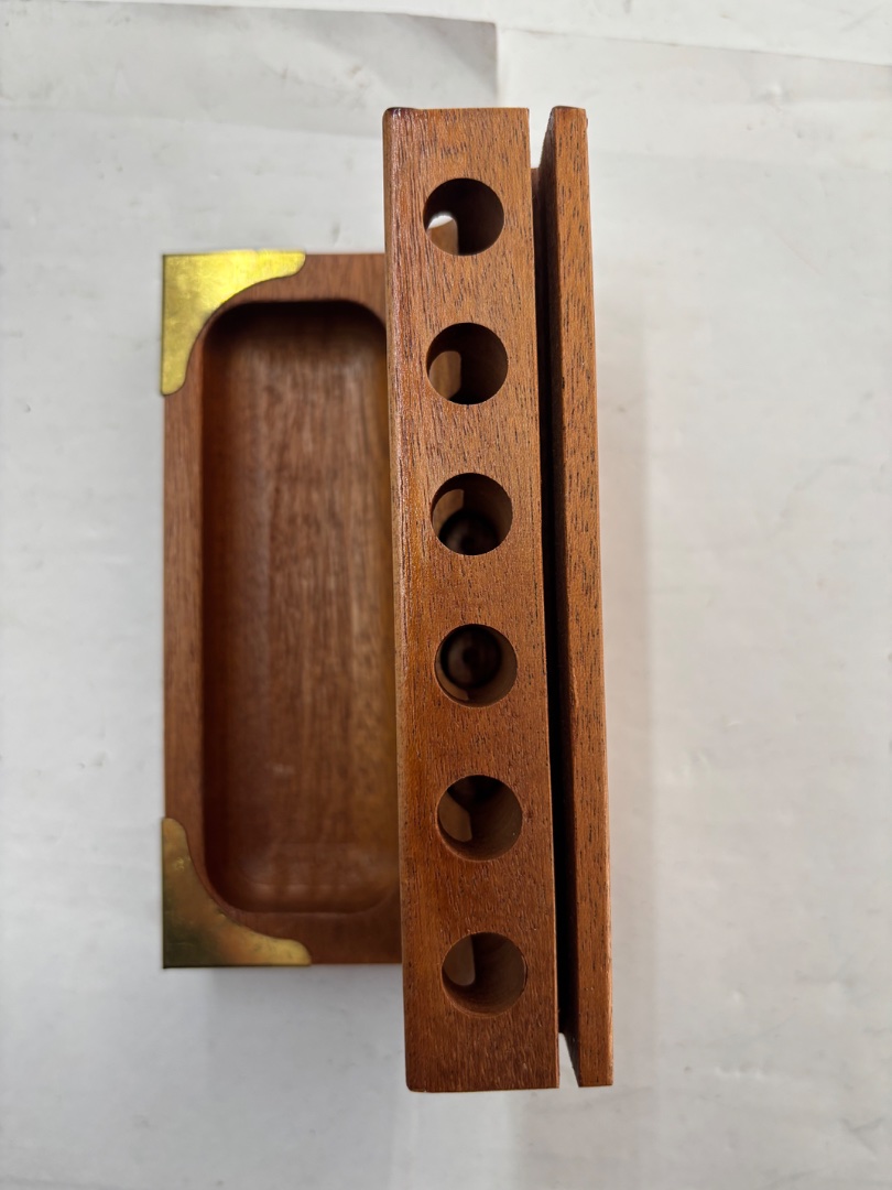 Wooden pen and divider holder